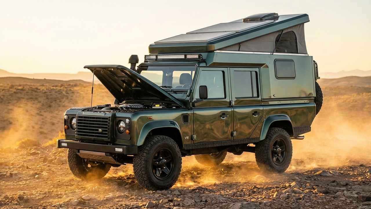 Land Rover Defender Motorhome 2026 Unveiled — V8 Platform Creates Supercharged Expedition Home - Land Rover Defender Motorhome 2026 Unveiled